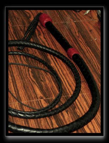 Black with Red Knots
Standard Sport Bull Whip